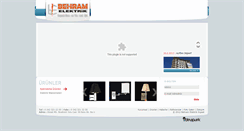 Desktop Screenshot of behramelektrik.com.tr