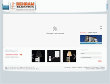 Tablet Screenshot of behramelektrik.com.tr